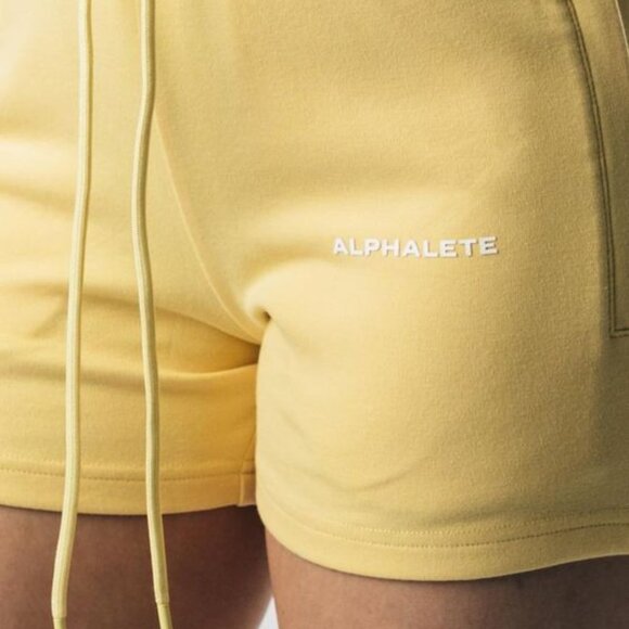 NEW ALPHALETE WOMEN’S CORE SHORTS - Frozen Spring - Picture 3 of 9